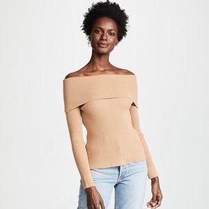 NEW English Factory Off The Shoulder Sweater Top